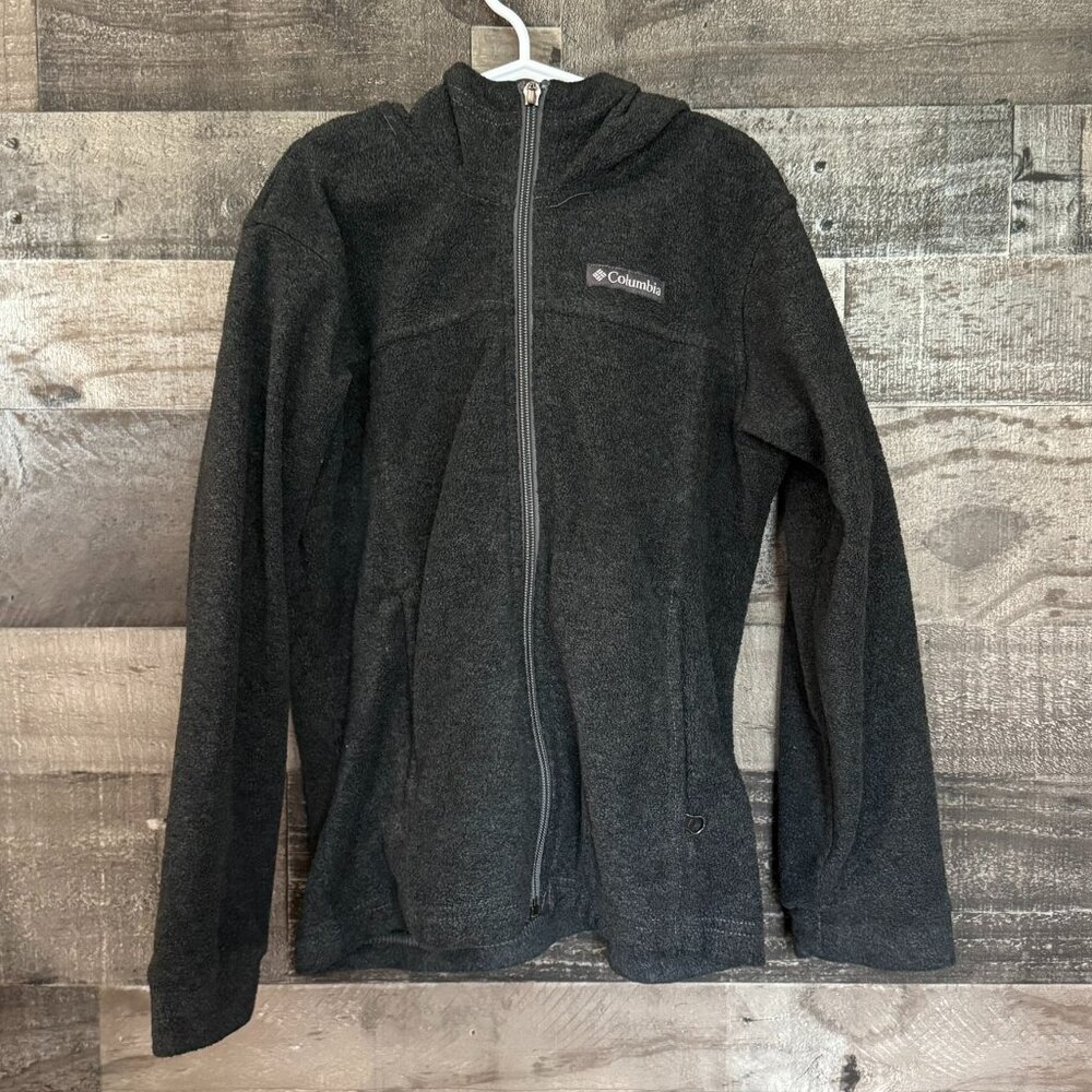 Columbia Boys Full Zip Hooded Fleece - Size Small